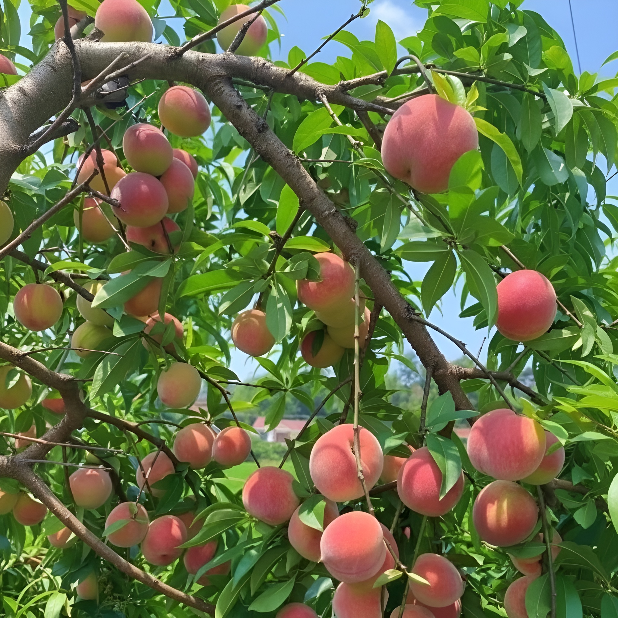 5 Dwarf Peach Fruit Tree Seeds For Indoor Outdoor Growing