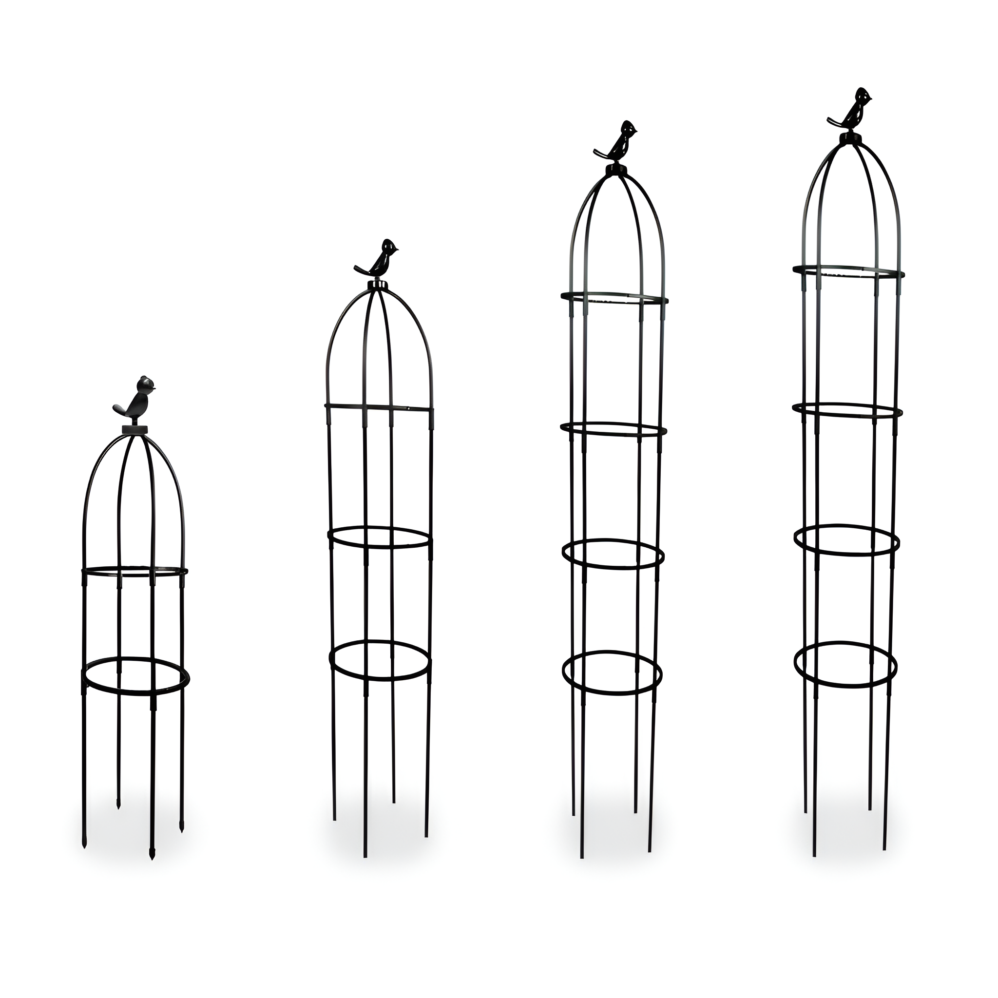 Decorative Plant Climbing Frame With Support Cage For Balcony And Garden Plants