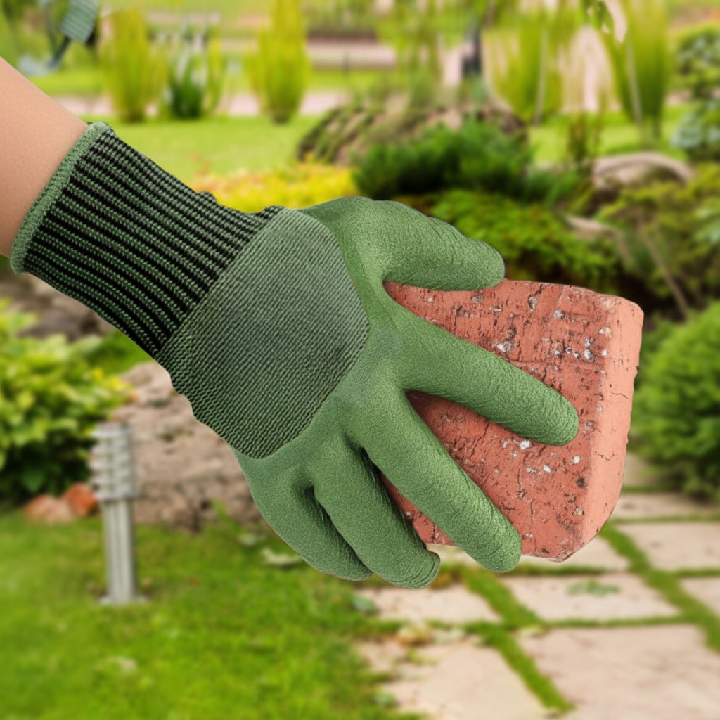 Anti Puncture Multi Purpose Nitrile Garden Work Gloves
