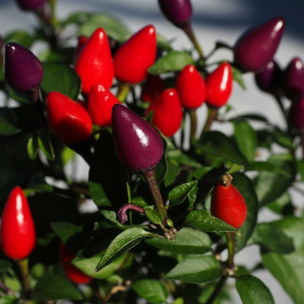 Bolivian Rainbow Hot Chili Pepper 30 Seeds Ornamental Plant