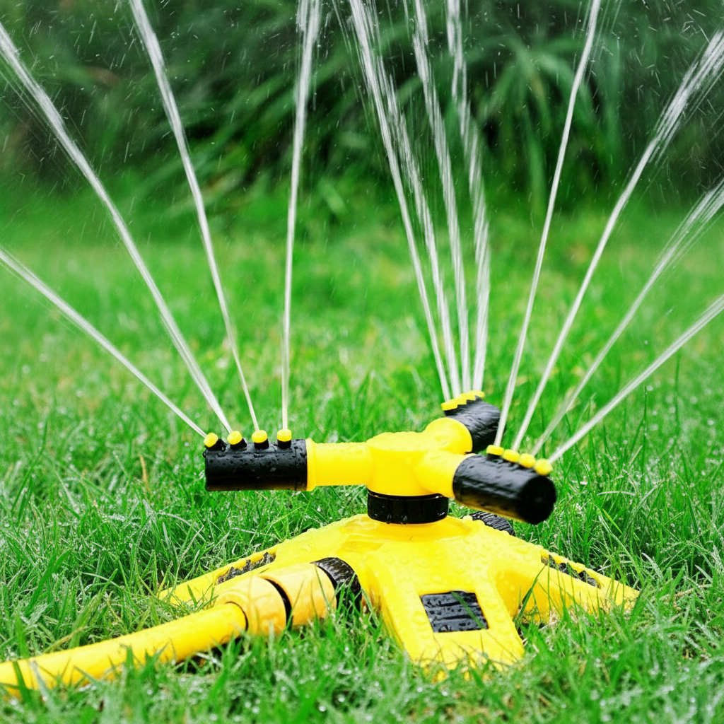 Automatic Lawn Sprinkler System 3 Design For Garden And Rooftop Cooling