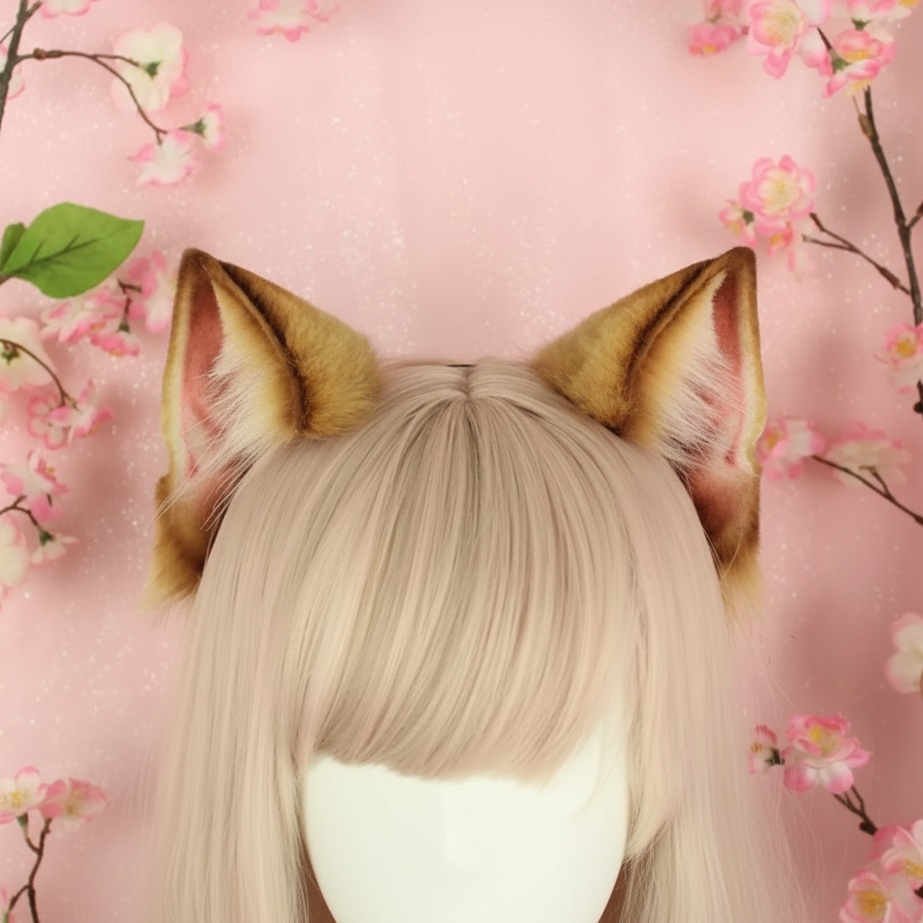 Realistic Cat Ears headband