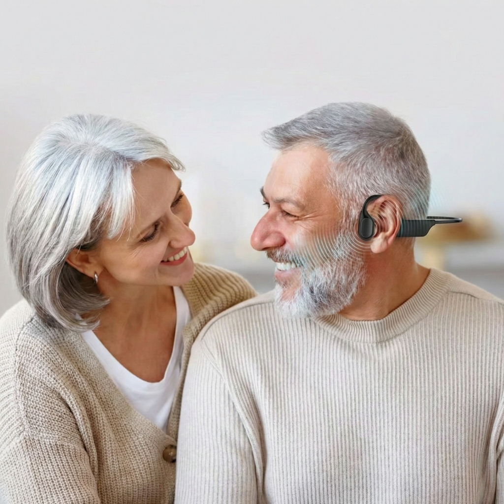 Wireless Bluetooth Open Fit Hook Headset