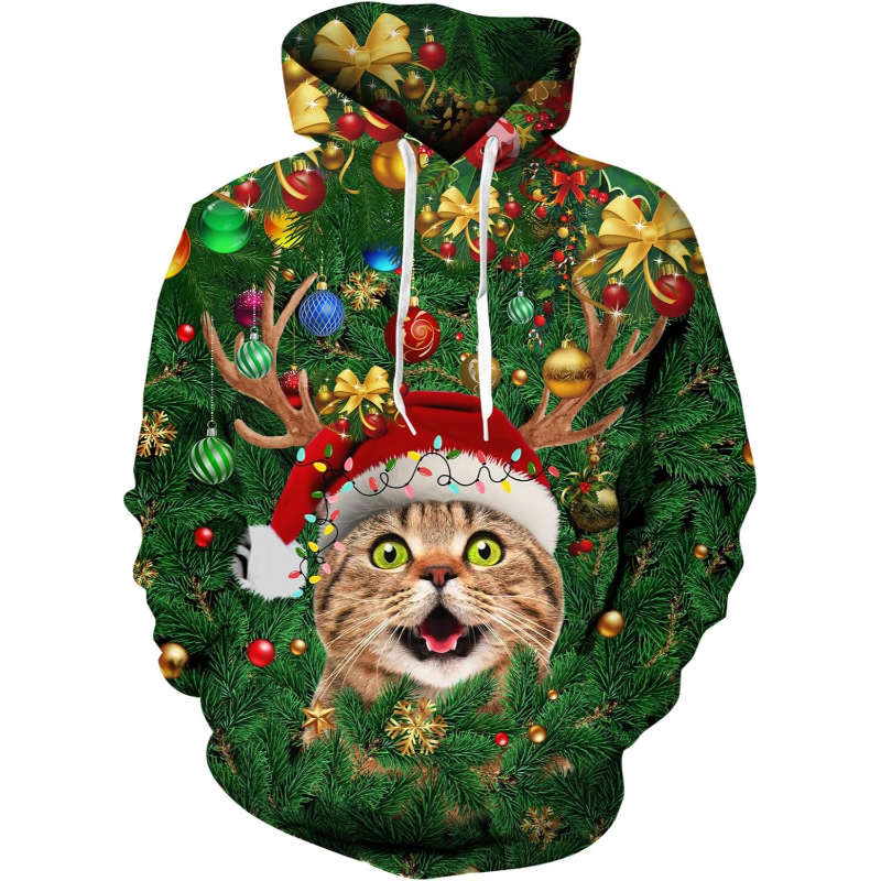 Xmas Funny Cool Ugly Christmas Hoodies