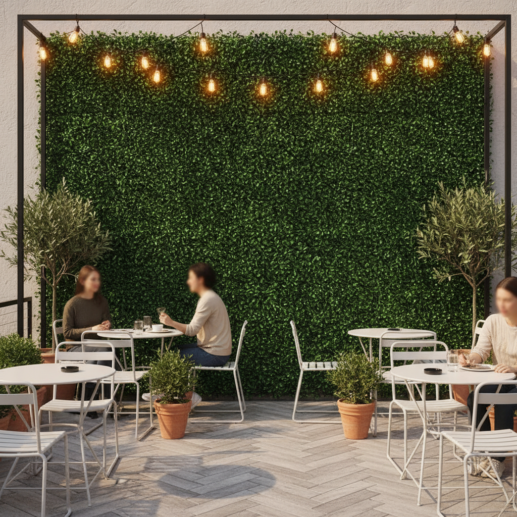 Artificial Boxwood Hedge Panels