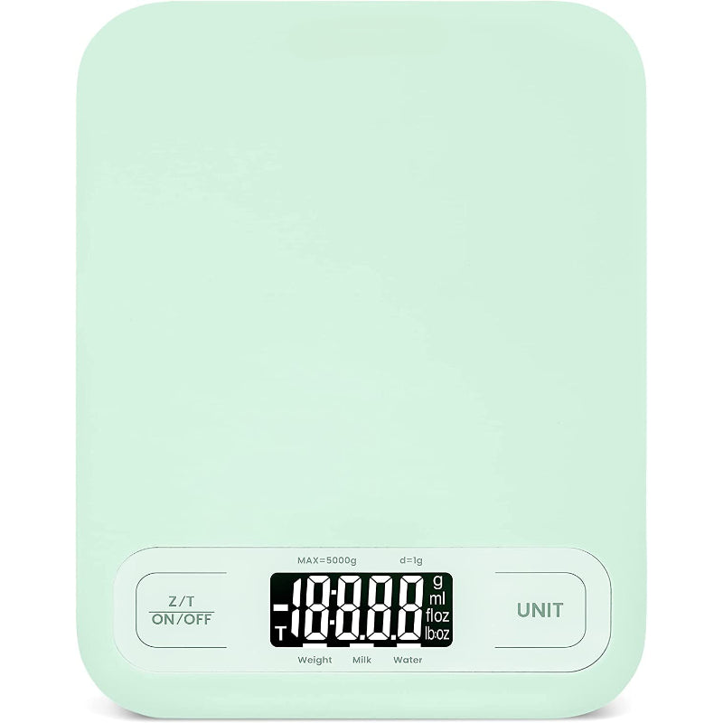 Food Kitchen Scale, Digital Grams, Baking, Cooking, Keto And Meal Prep, Stainless Steel - Grafton Collection