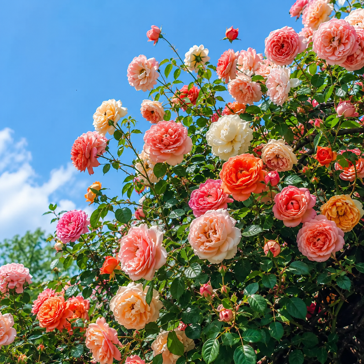200 Pieces Climbing Wall Roses Garden Seeds For Home Blooms