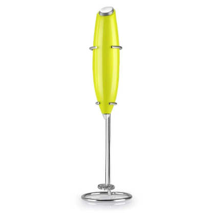 Milk Frother Handheld Foam Maker For Lattes - Whisk Drink Mixer For Coffee, Mini Foamer For Cappuccino, Frappe, Matcha, Hot Chocolate - Grafton Collection