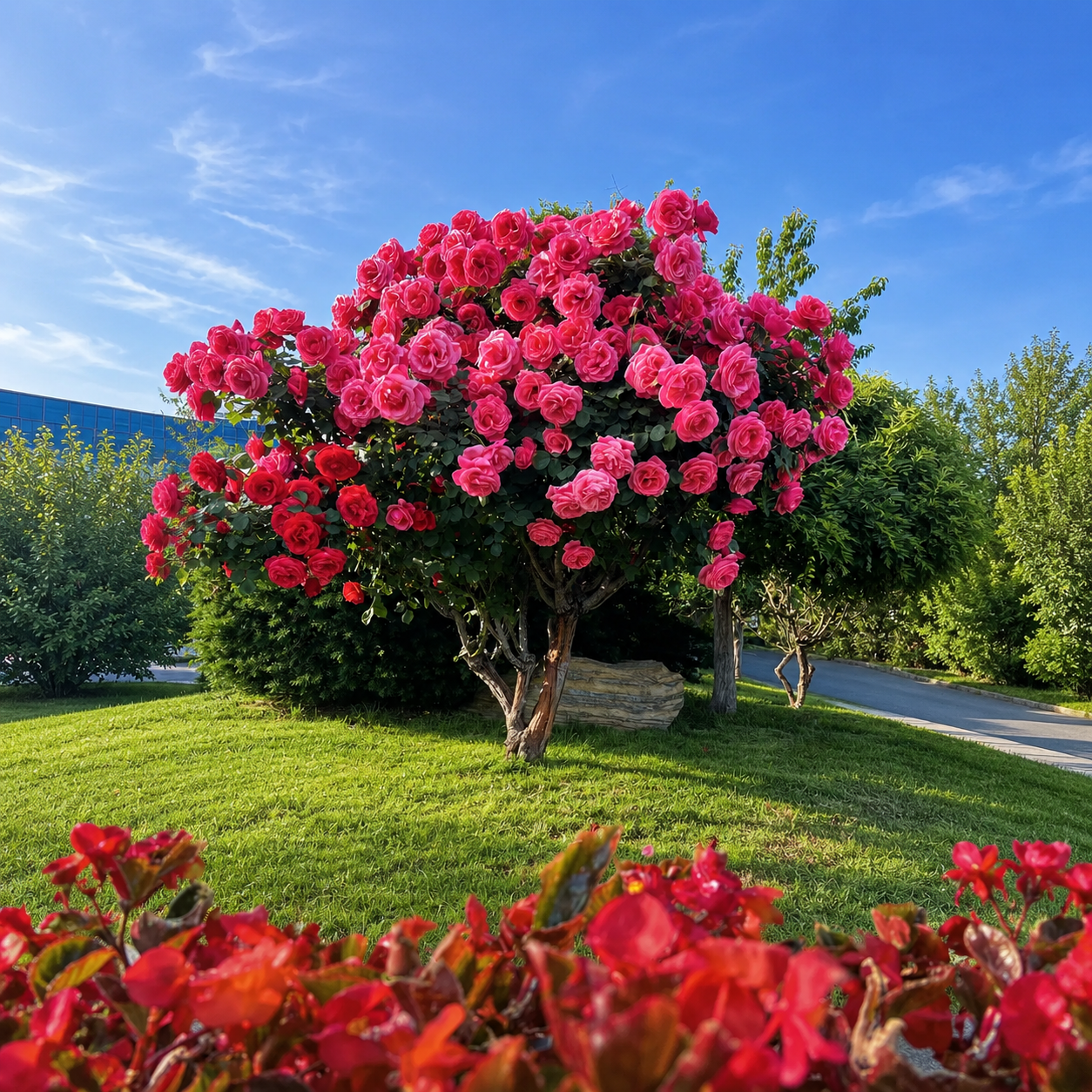 200 Pieces Climbing Wall Evergreen Rose Garden Seeds