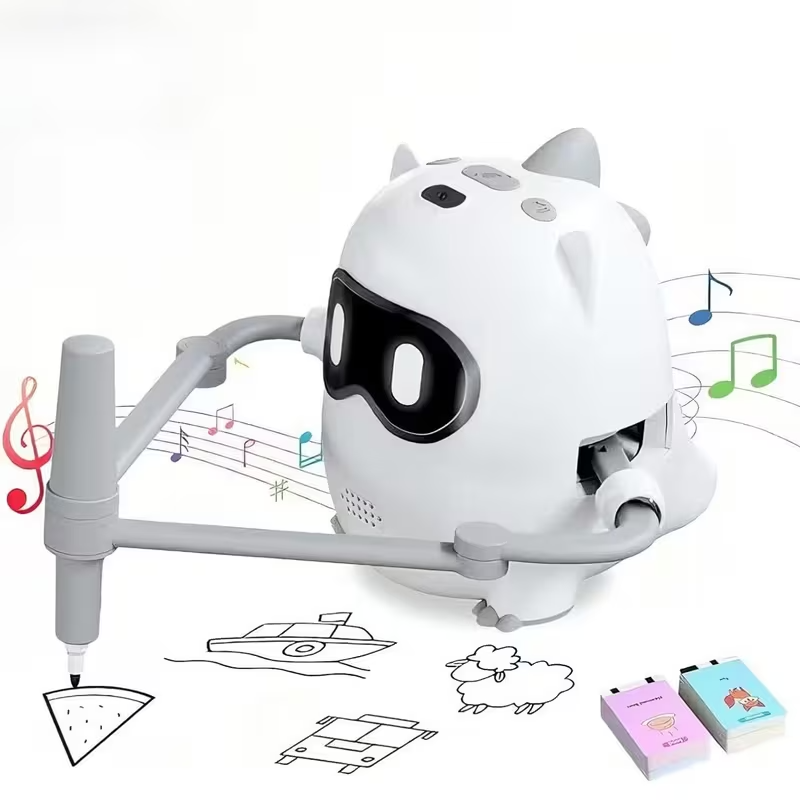 Voice Interactive Drawing Robot Card Set