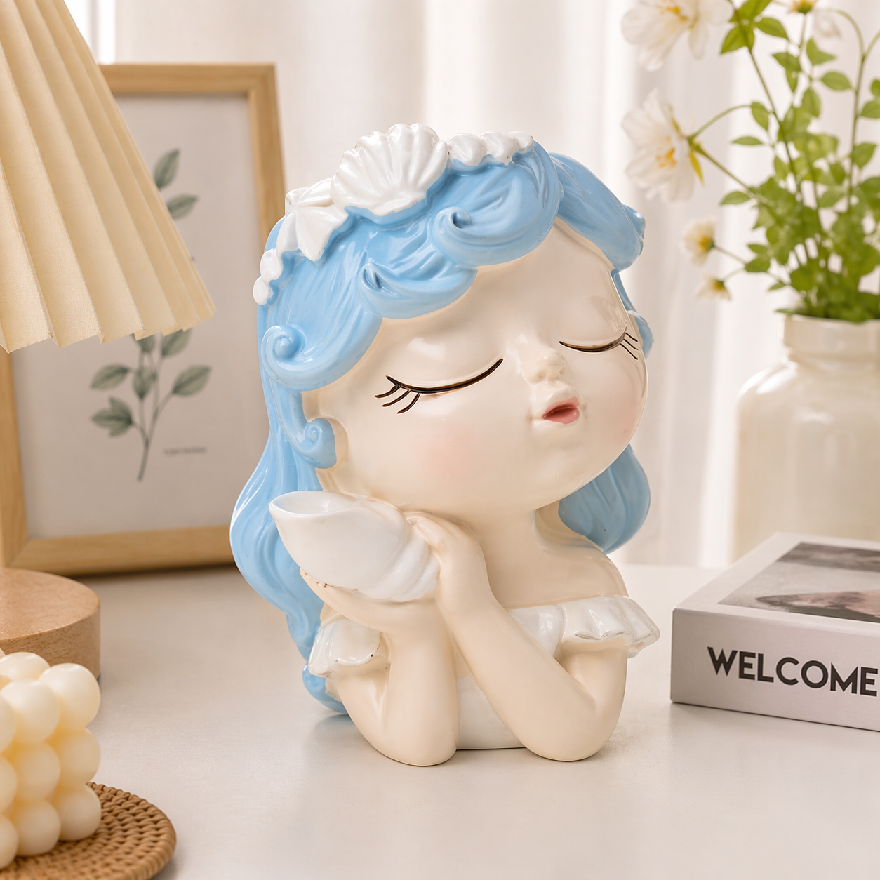 Cartoon Character Shaped Abs Plant Pot For Indoor Succulents And Cacti Display