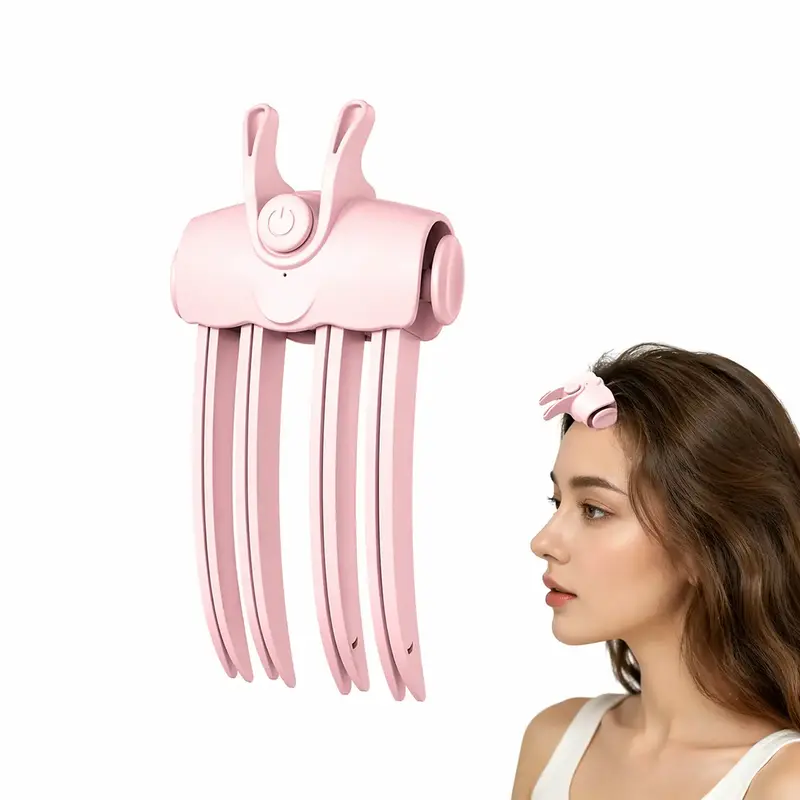 Rechargeable Portable Heated Hair Root Lifter Brush For Women