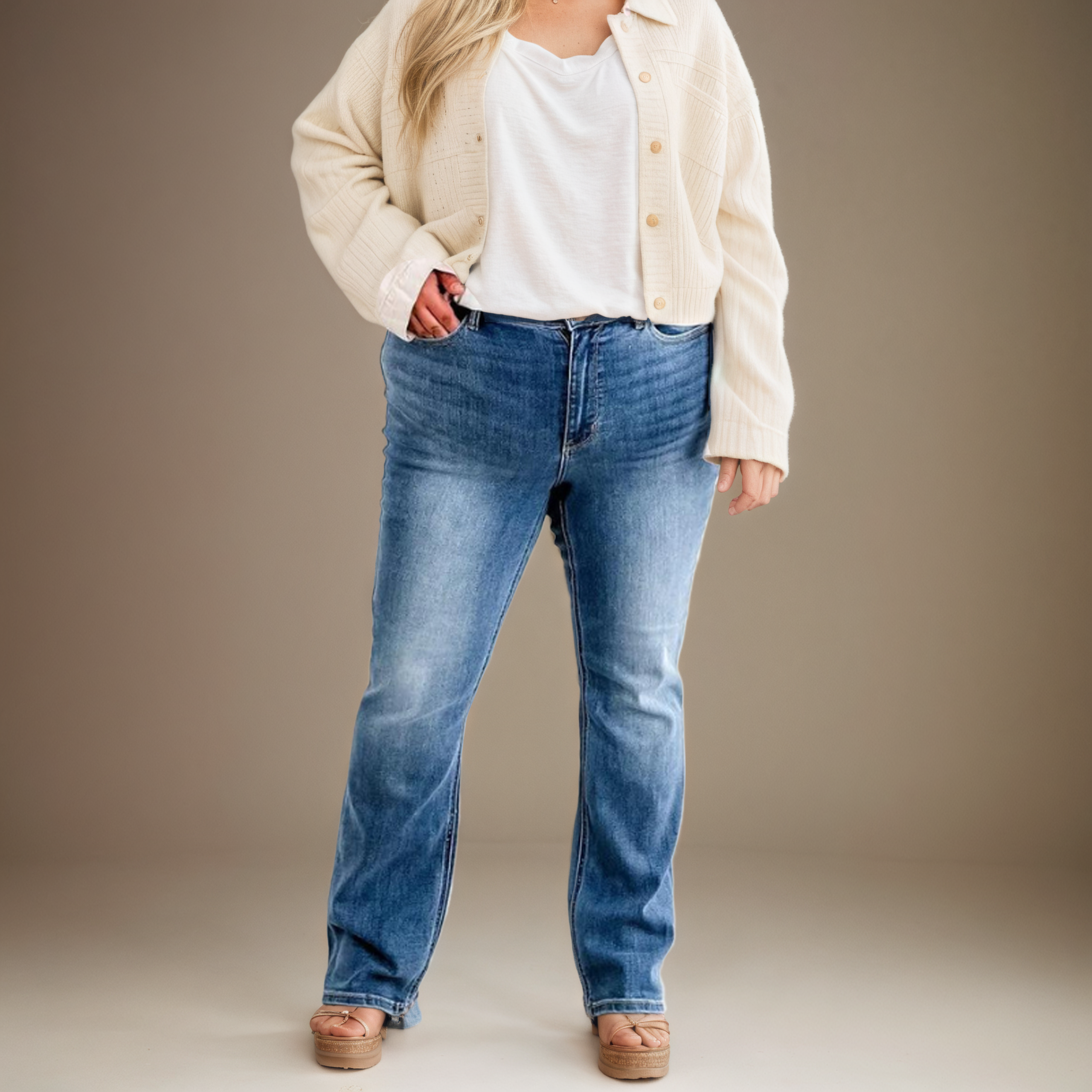 JB Holy Grail Tummy Control Bootcut Jeans