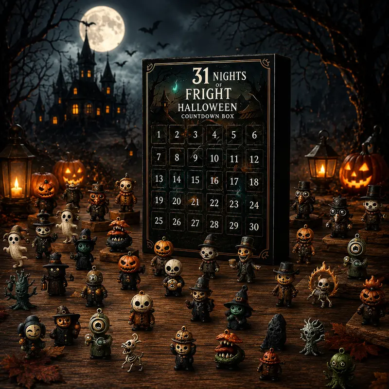 2026 Halloween Countdown Advent Calendar Scary Doll Minifigure Surprise Box Set