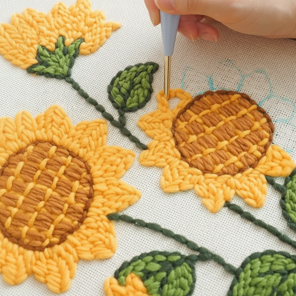 Punch Needle Textile Wall Art Set