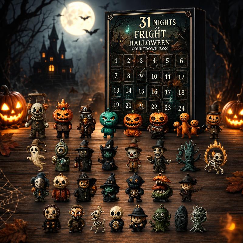 2026 Halloween Countdown Advent Calendar Scary Doll Minifigure Surprise Box Set