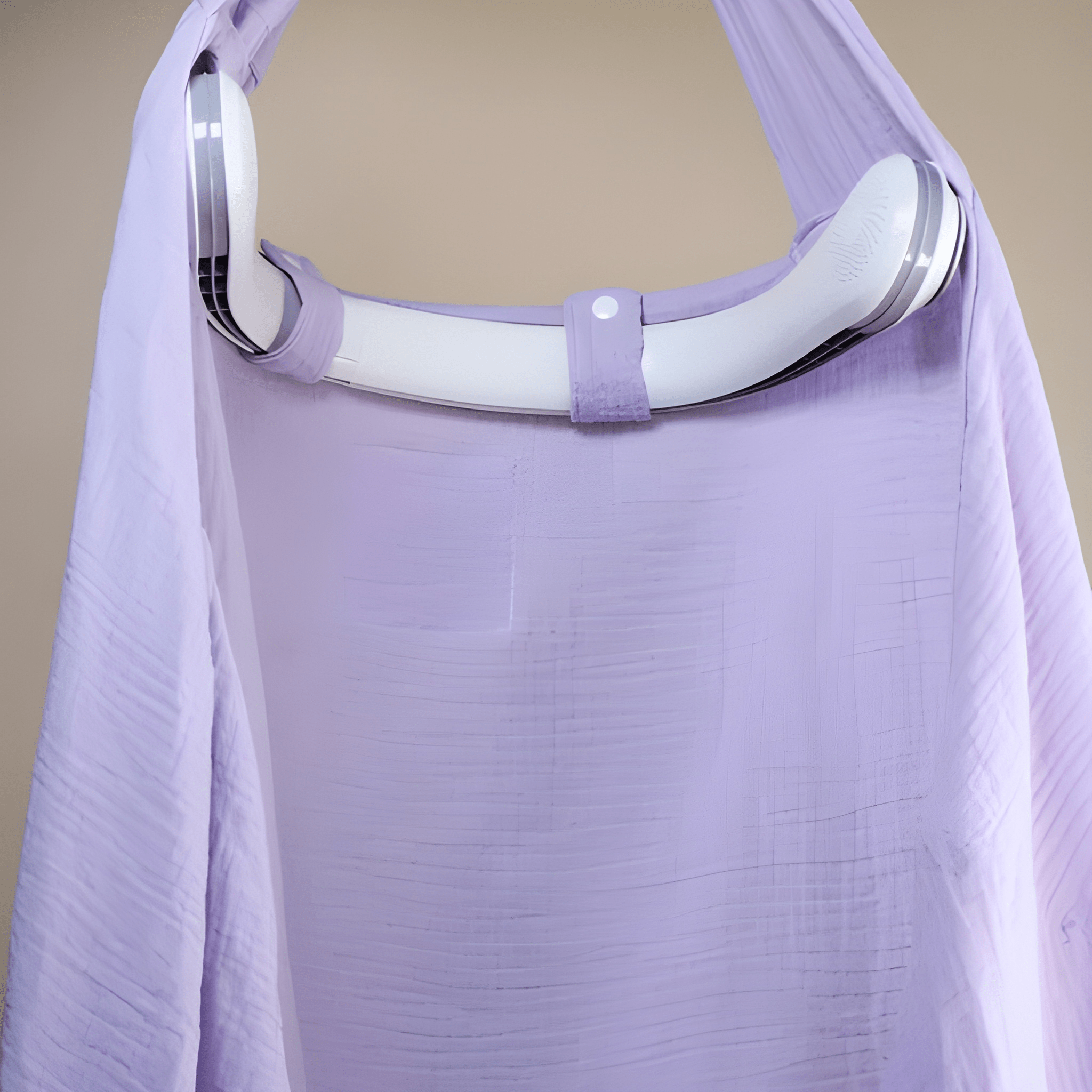 Nursing Cover With Built In Fan And Noise Cooling Design