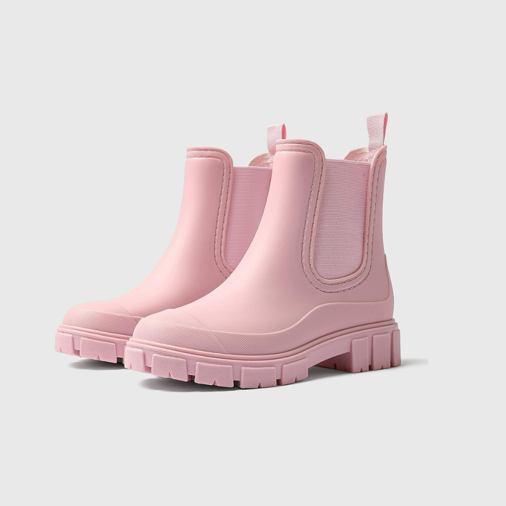 Waterproof Slip On Rain Boots For Women