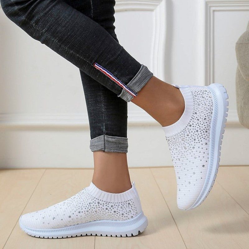 Crystal Slip On Walking Shoes - Grafton Collection