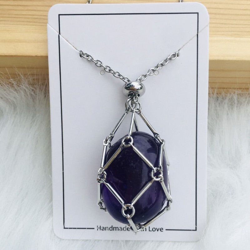 Stone Holder Necklace - Grafton Collection