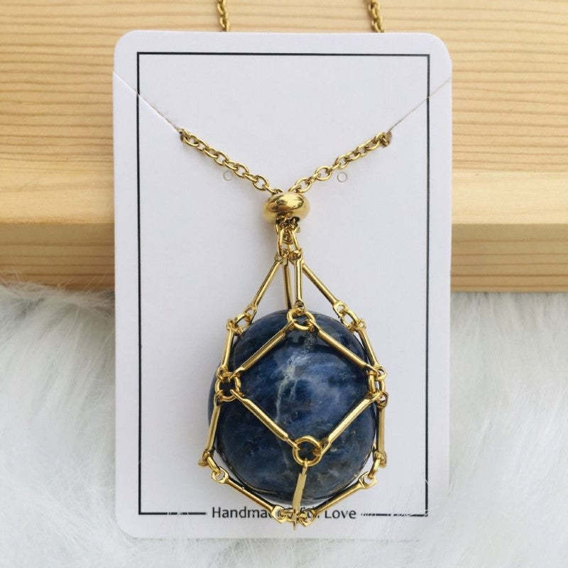 Stone Holder Necklace - Grafton Collection