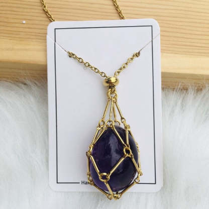 Stone Holder Necklace - Grafton Collection