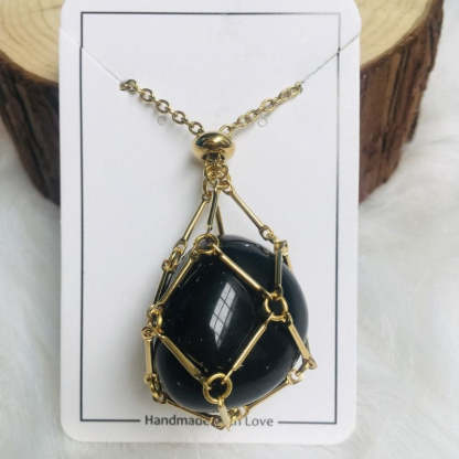 Stone Holder Necklace - Grafton Collection