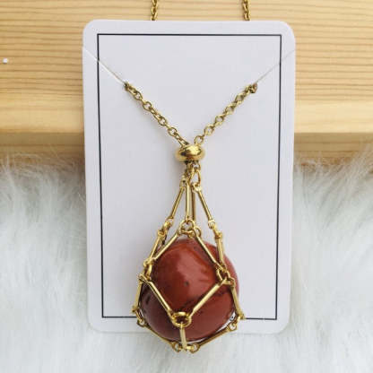 Stone Holder Necklace - Grafton Collection