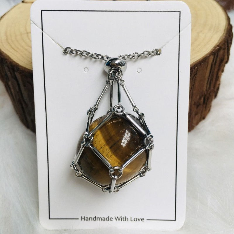 Stone Holder Necklace - Grafton Collection