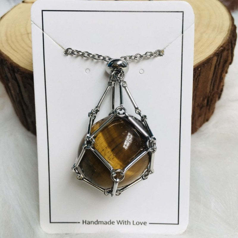 Stone Holder Necklace - Grafton Collection