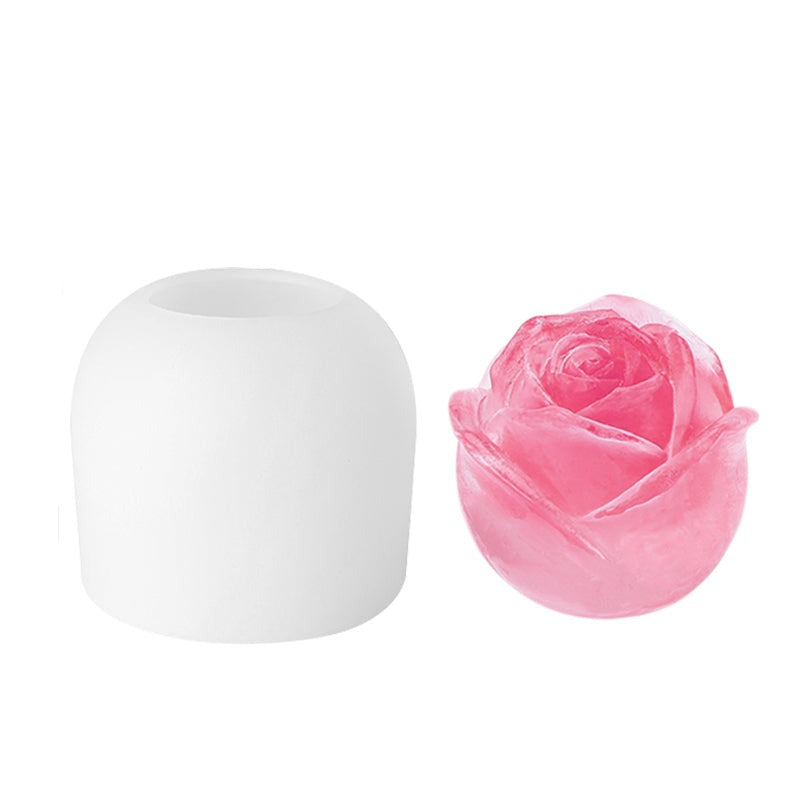 3D Silicone Rose Shape Ice Cube Maker - Grafton Collection