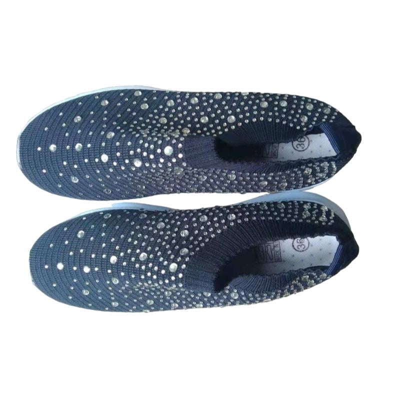 Crystal Slip On Walking Shoes - Grafton Collection