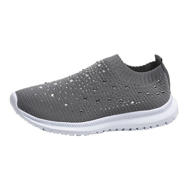 Crystal Slip On Walking Shoes - Grafton Collection