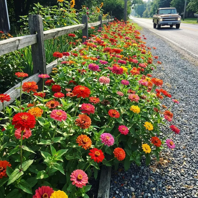 200 Pieces Non GMO Zinnia Flower Seeds 