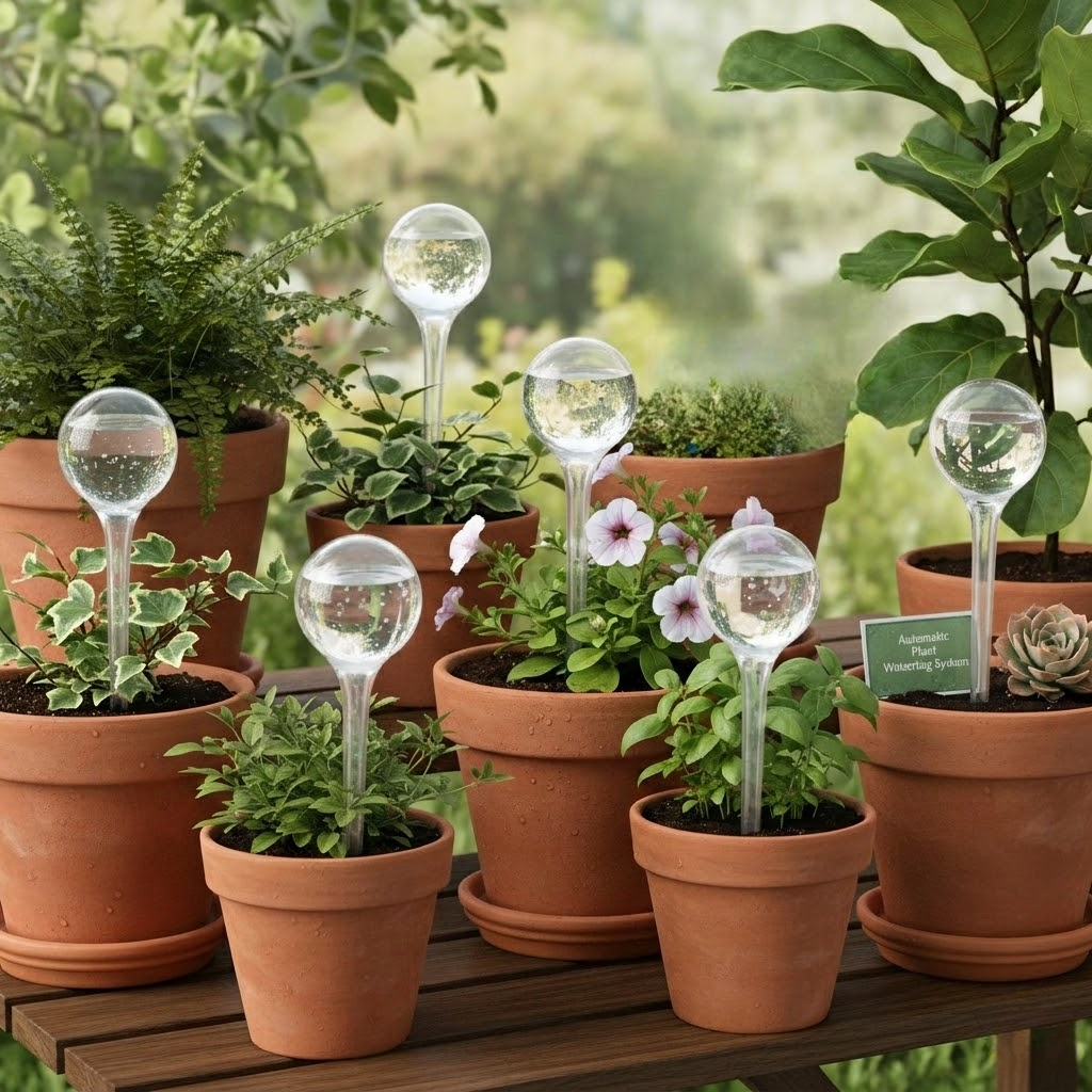Pvc Plant Watering Globes Automatic System For Indoor And Outdoor
