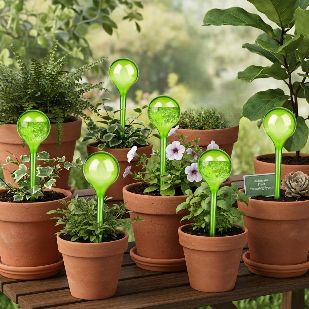 Pvc Plant Watering Globes Automatic System For Indoor And Outdoor