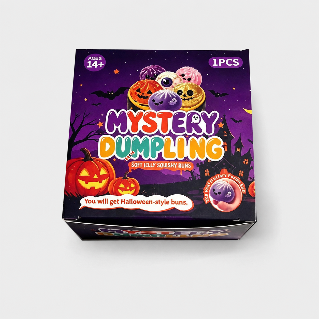 Halloween Glitter Dumpling Fidget Toys Squeeze Party Favor Set