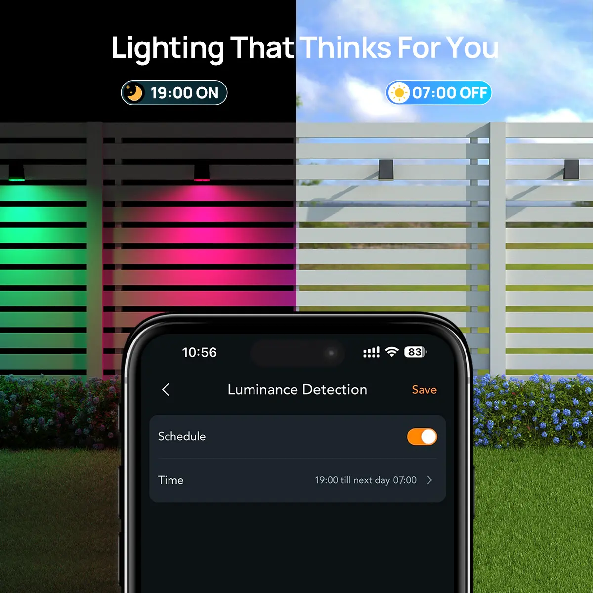[Summer Vibes] Linkind Smart Solar Spotlight Outdoor APP Control Color Changing IP67 Waterproof Landscape Lighting for Yard Garden Pathway