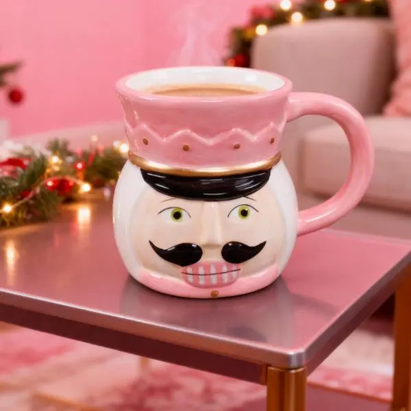 Classic Ceramic Nutcracker Christmas Drinkware Mug