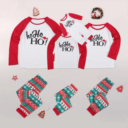HoHo Family Christmas Pajamas Set - Grafton Collection