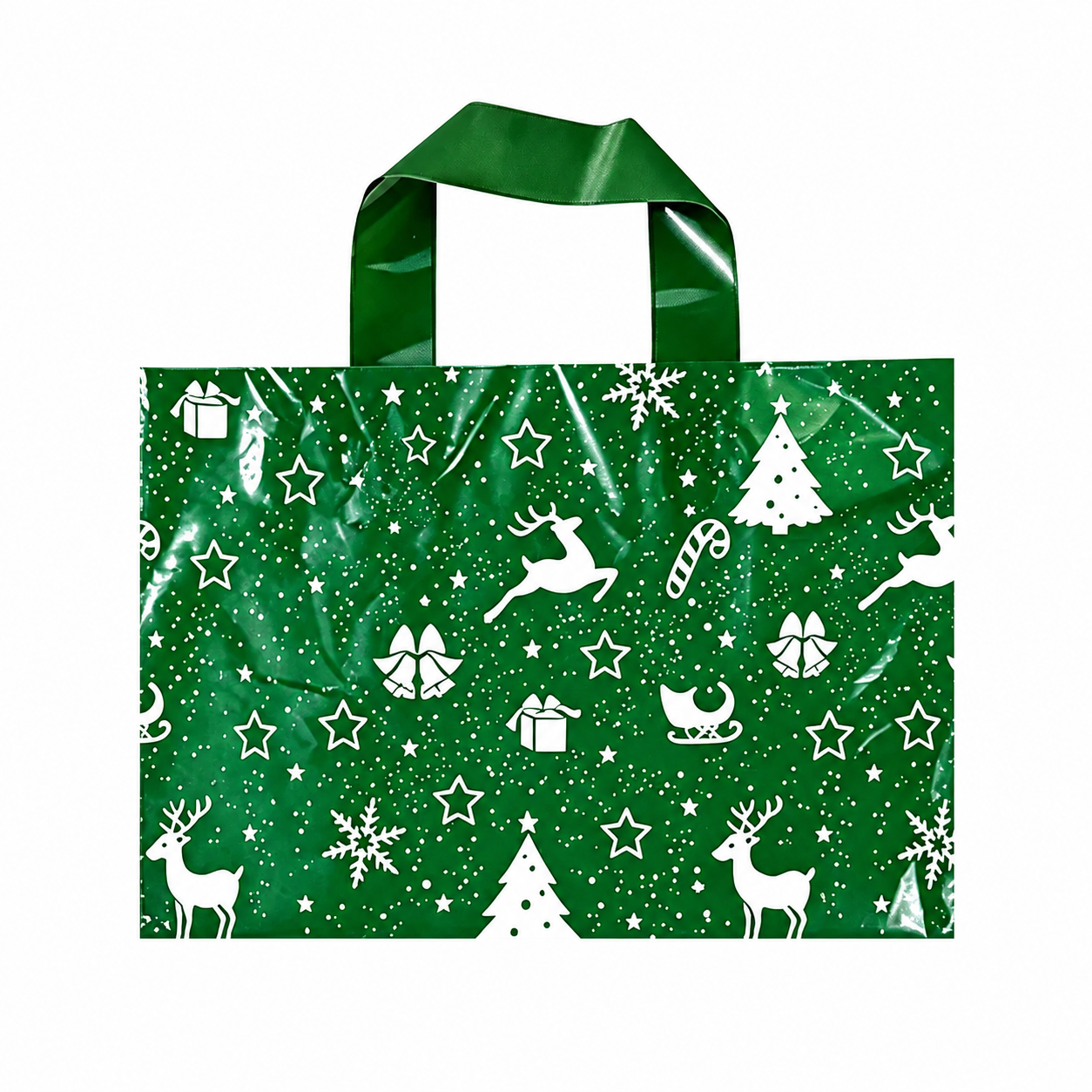 Christmas Gift Bags With Festive Character Prints For Holiday Gift Packaging