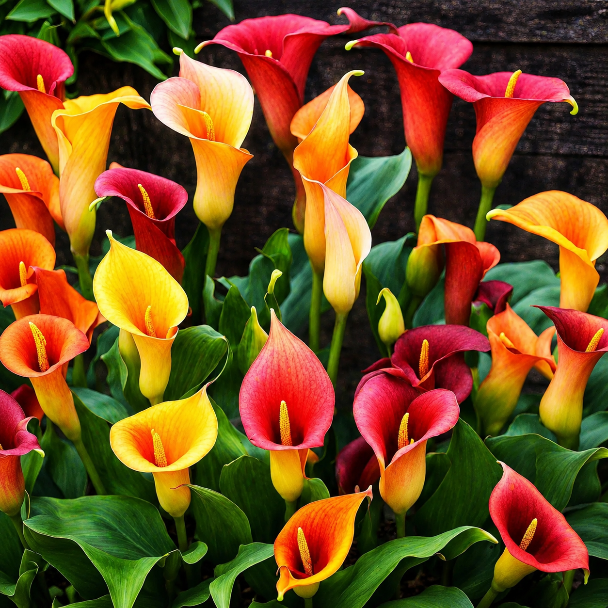100 Pieces Of Mixed Calla Lily Flower Seeds For Perennial Garden Planting