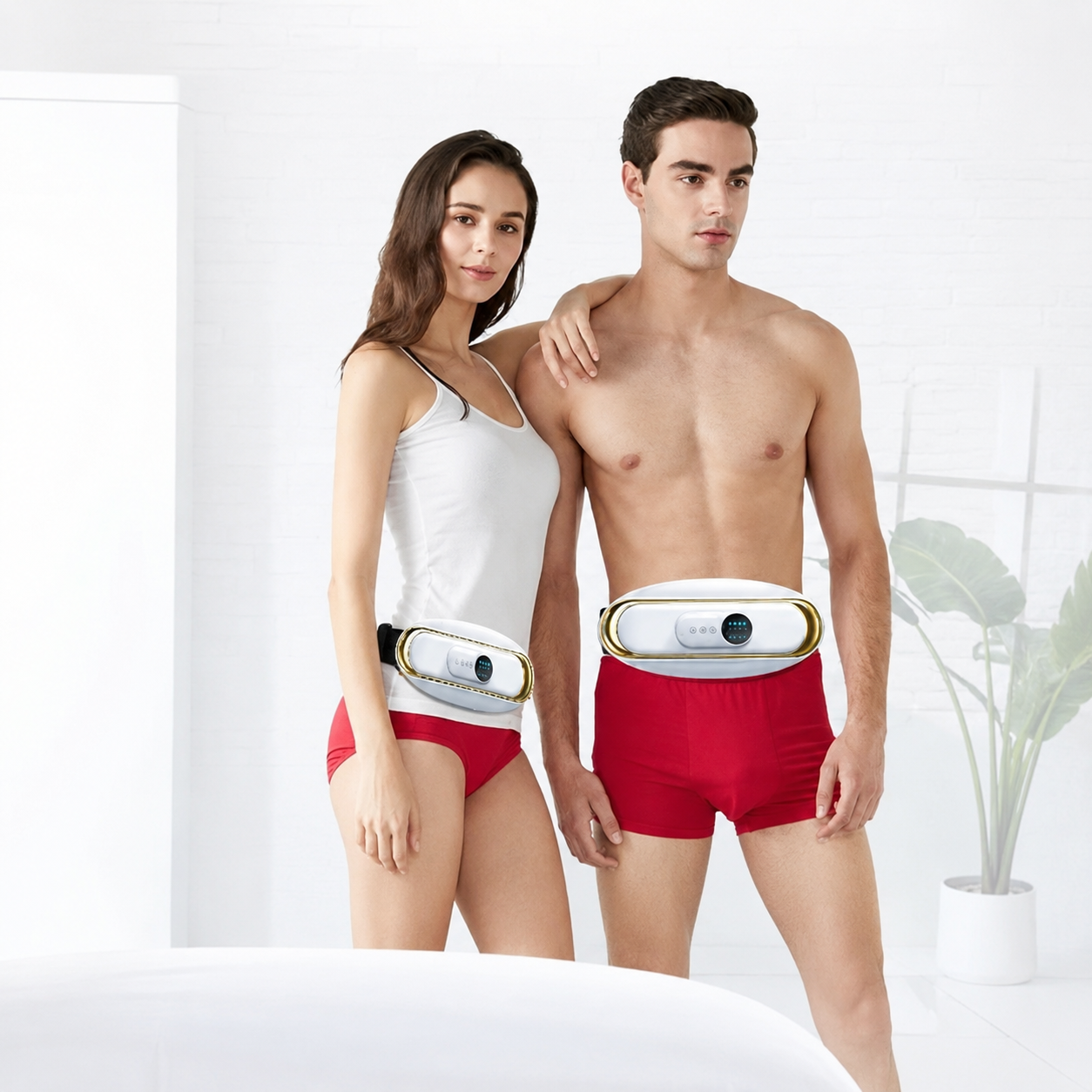 Portable Electric Massager Belt For Women Home Use And Daily Comfort 