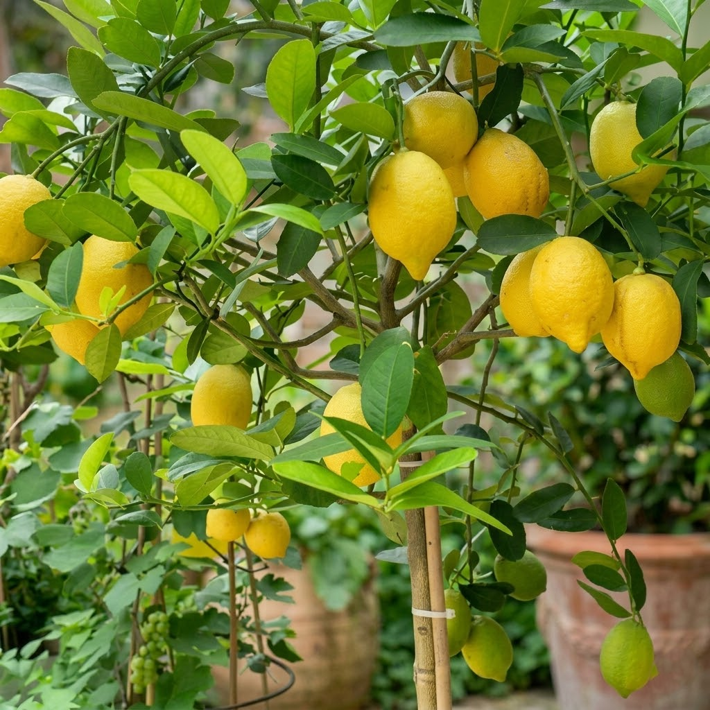 Lemon Fruit Tree Seedlings For Patio Garden And Container Planting