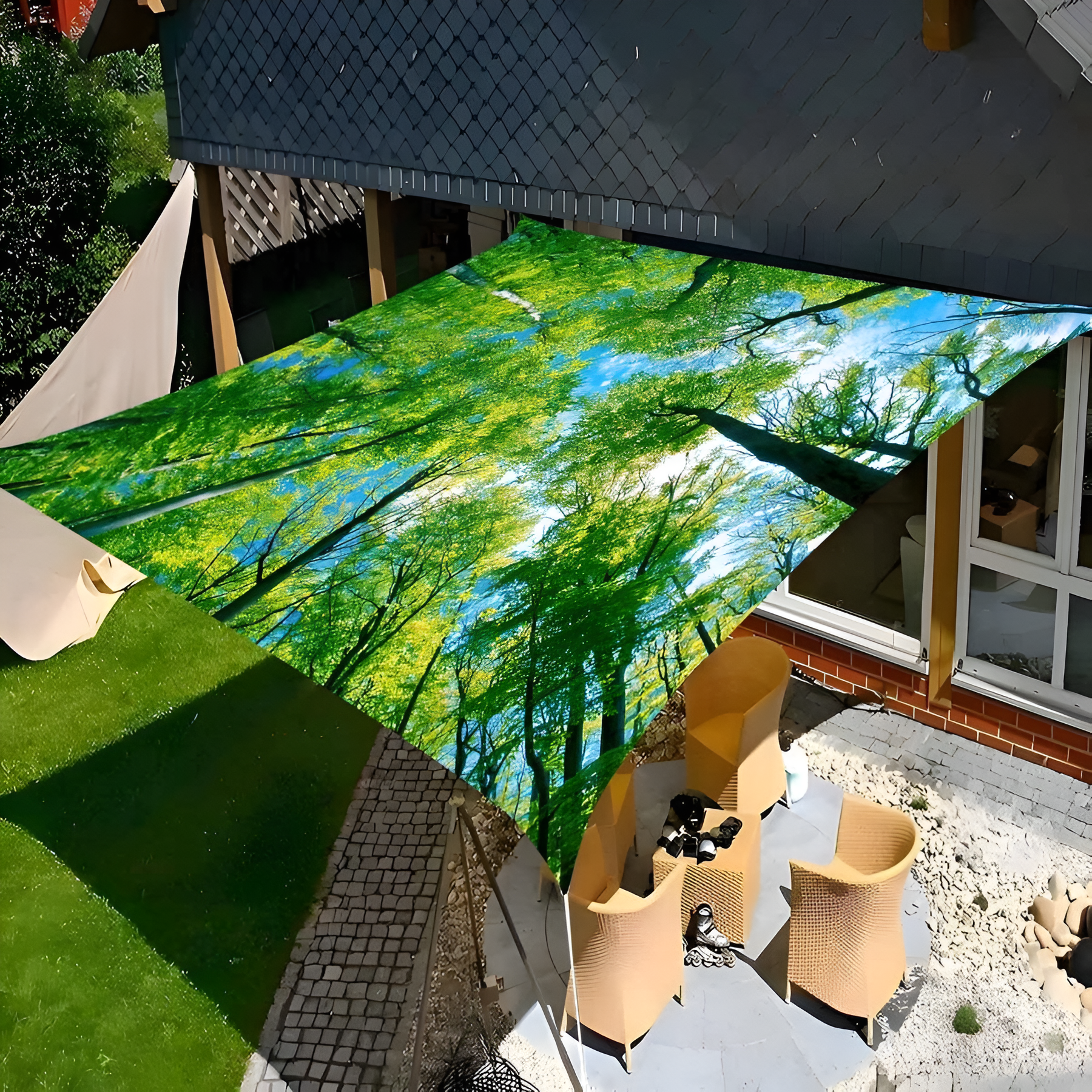 Lightweight Outdoor Sun Shade Canopy Tarp For Beach