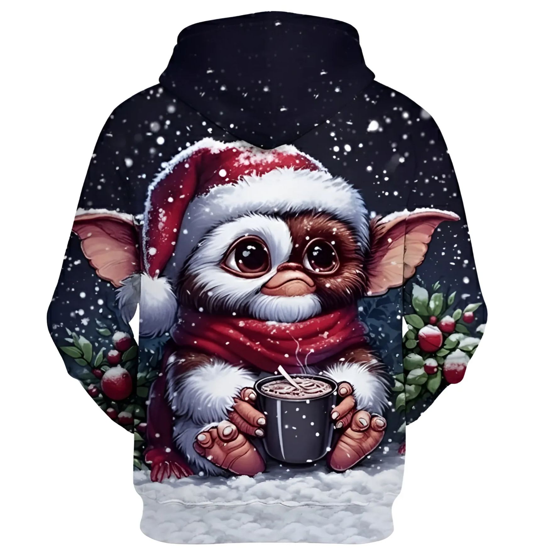 Men Casual 3D Cartoon Print Hoodie