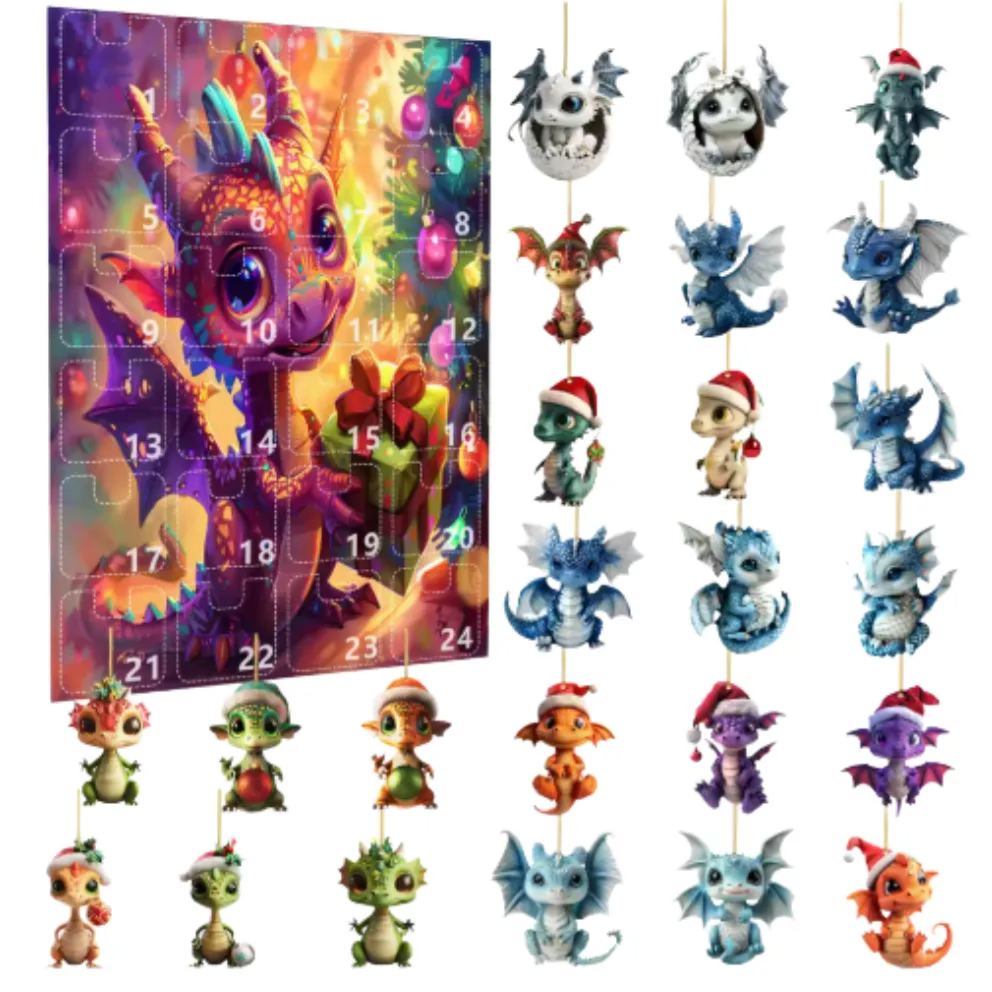 Dragon Baby Advent Calendar 24 Day Countdown