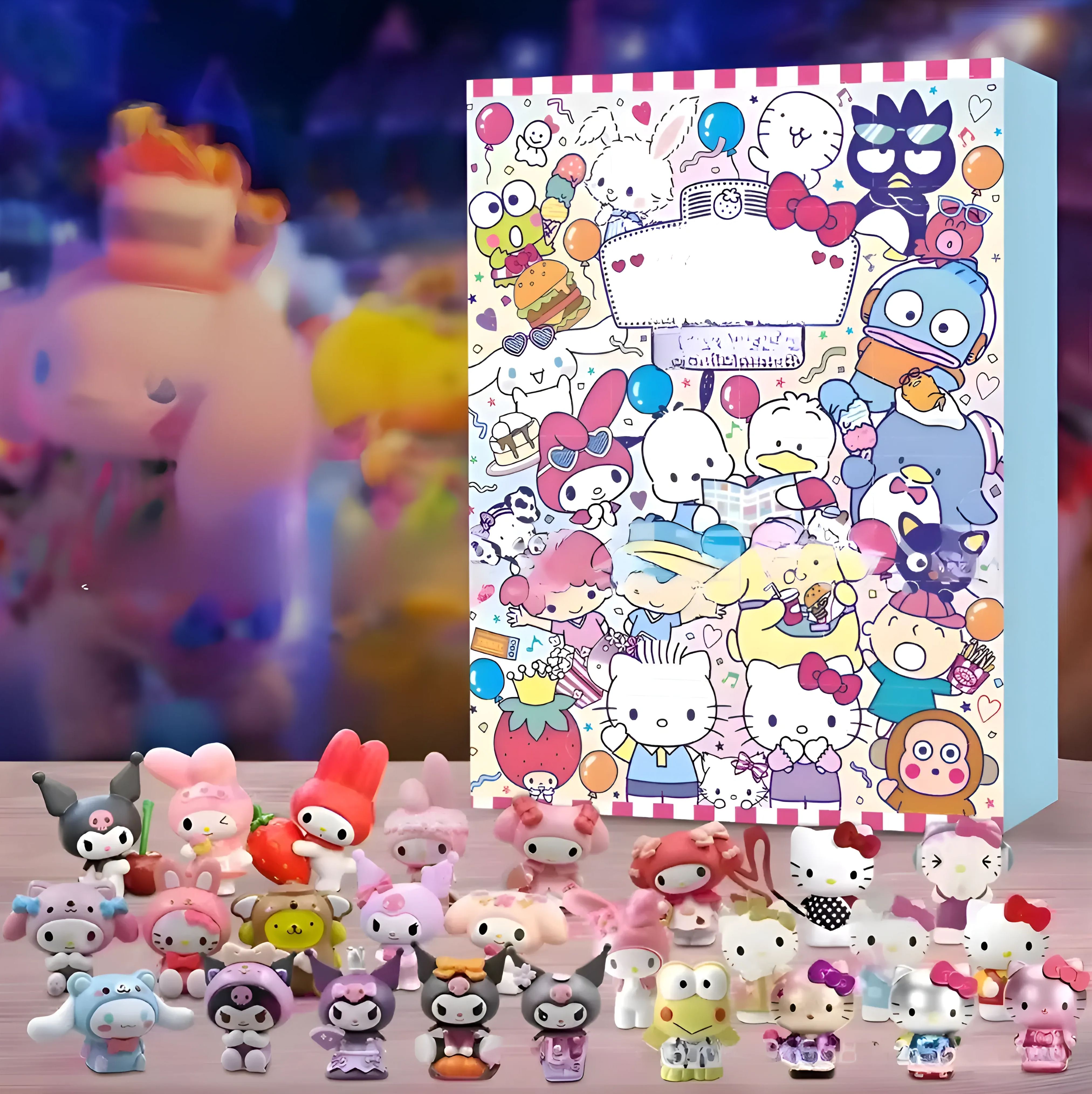 Cartoon Character Advent Calendar With Daily Surprise Figures