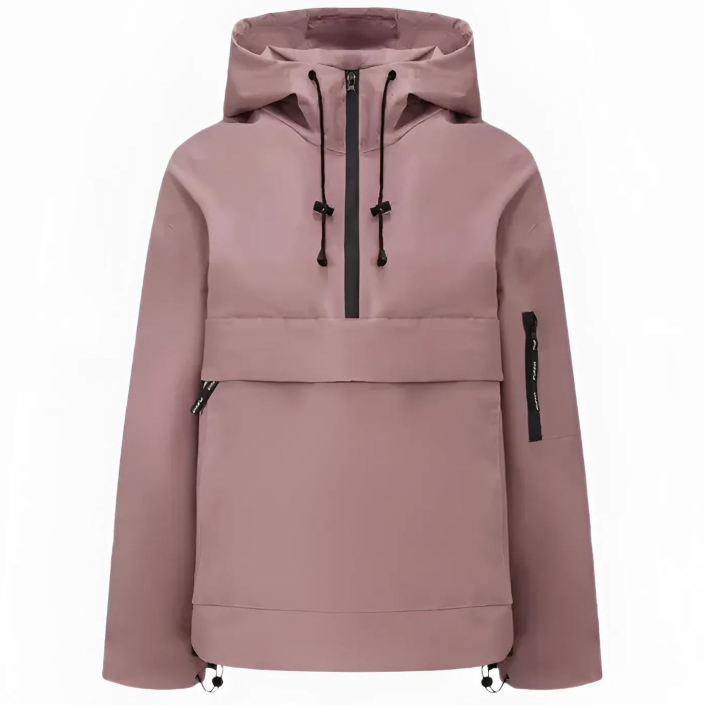 Oversized Weather Shell Jacket With Pockets