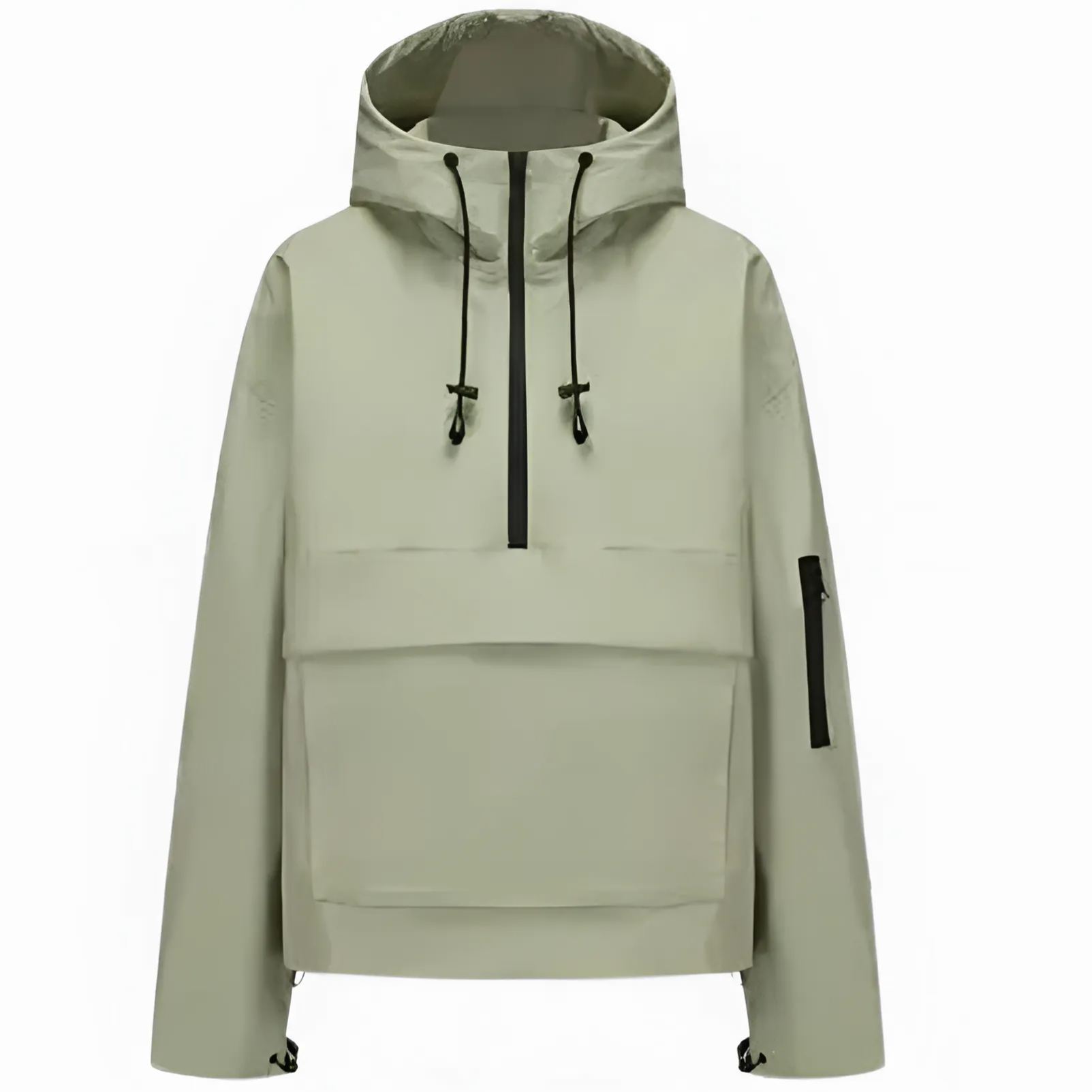 Oversized Weather Shell Jacket With Pockets